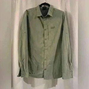 Women’s Green Jack Wolfskin Button Down